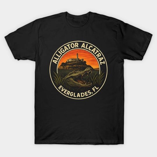 Discover Alligator-Alcatraz - Alligator Alcatraz - T-Shirt