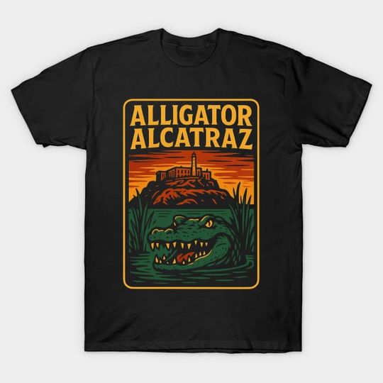 Discover Alligator-Alcatraz - Alligator Alcatraz - T-Shirt