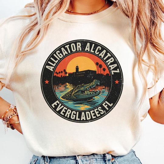 Discover Alligator, Alcatraz Everglades Florida Shirt