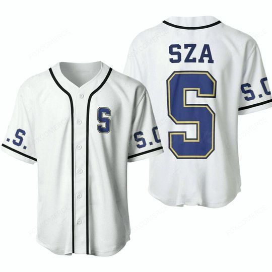 Discover SZA SOS Blind Album Baseball Jersey