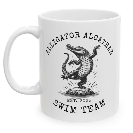 Discover Alligator Alcatraz Swim Team Ceramic Mug