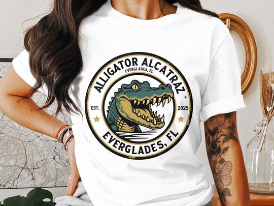 Discover Comfort Colors Alligator Alcatraz T-Shirt