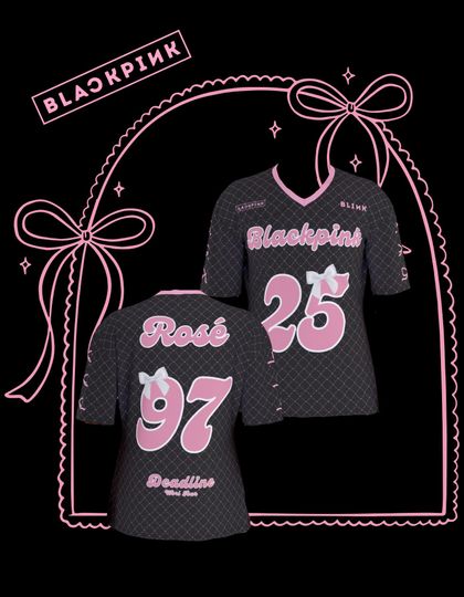 Discover BLACKPINK Deadline World Tour Croquette Girl Jersey