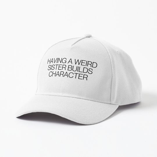 Discover Sister Character Stickers Funny Sister Decals Baseball Cap