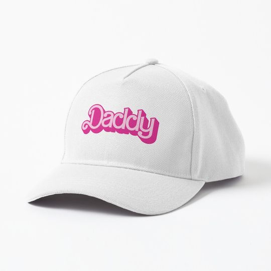 Discover Daddy Feminist Bold Pink Retro Typography Cap
