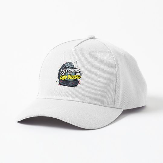 Discover Caffeinated Cold-Blooded Snake Baseball Cap