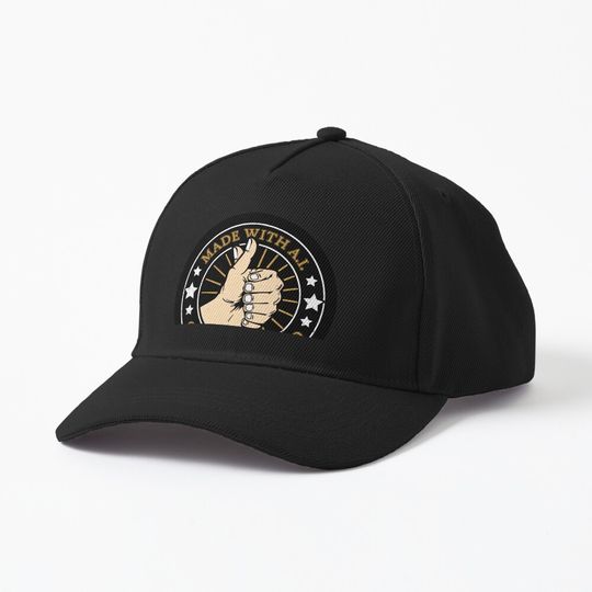 Discover Funny AI Thumbs Up Baseball Cap