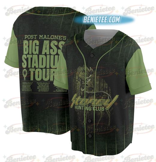 Discover Post Malone Jelly Roll Tour Baseball Jersey