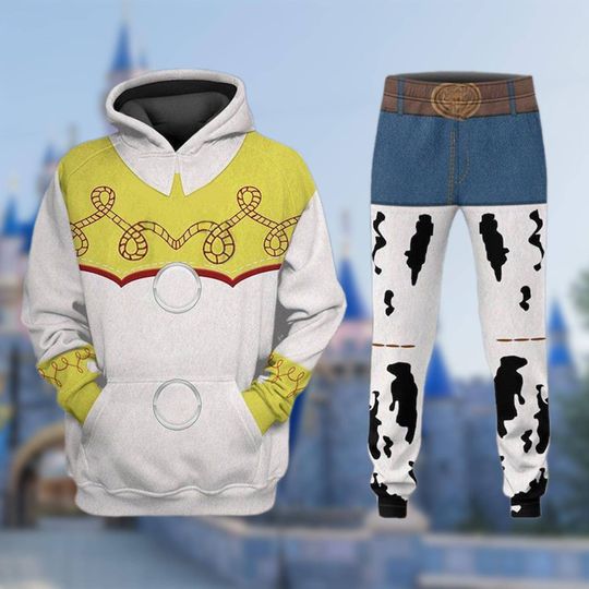 Discover Cowgirl Doll All Over Print Hoodie Jogger Set