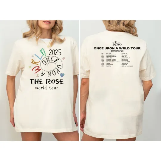 Discover The Rose-Once Upon AWRLD World Tour 2025 Concert T-Shirt