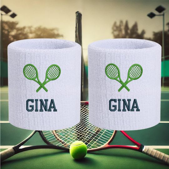 Discover Tennis Wristbands, Tennis Sweatbands,Tennis Gift, tennis gear, sports wristbands
