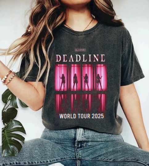 Discover BlackPink Shirt, DEADLINE shirt, Kpop Fan Tee, Kpop Merch Shirt