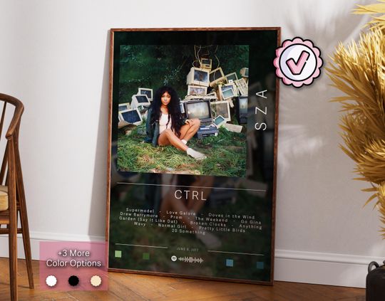 Discover SZA Poster, Ctrl Poster, Album Poster Prints