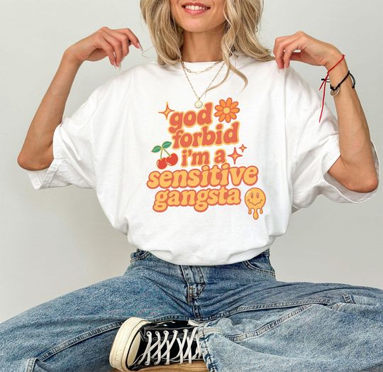 Discover Sensitive Gangsta Amaya Papaya Meme Shirt – God Forbid I'm a Sensitive Gangster, Love Island Huda TV