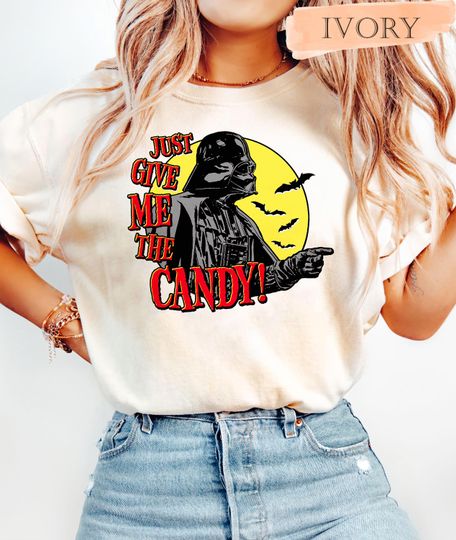 Discover Darthh Vaderr Halloween Candy Shirt, Starr Warss Funny Quote Tee