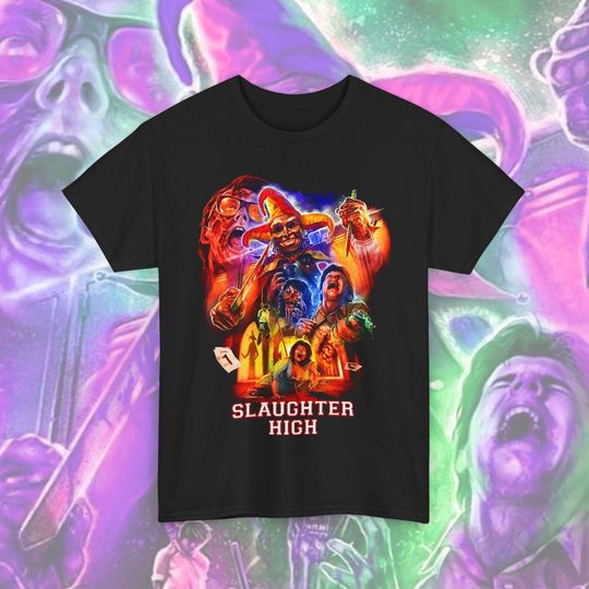 Discover Slaughter High T-shirt -  Horror Movie Shirt, Unisex Cotton Top for Movie Lovers
