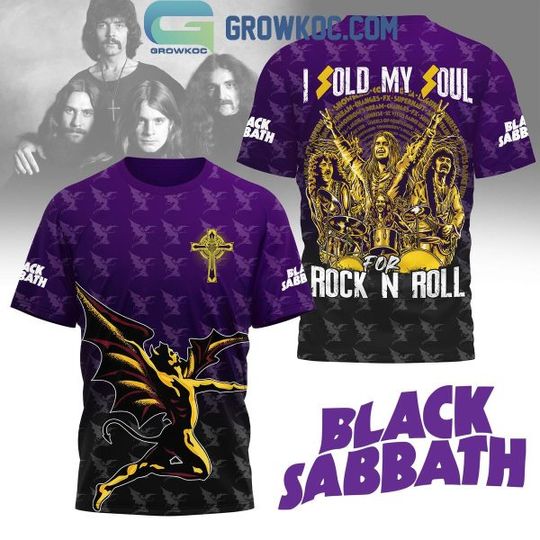 Discover Black Sabbath - Rock N Roll 3D Shirts