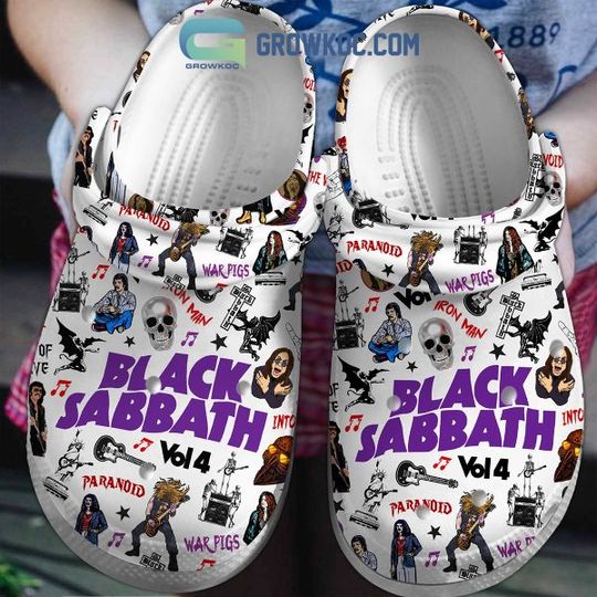 Discover Black Sabbath Paranoid Clogs Shoes