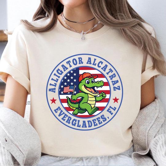 Discover Alligator Alcatraz Tshirt, Everglades Florida Tee, Alligator Alcatraz Shirt