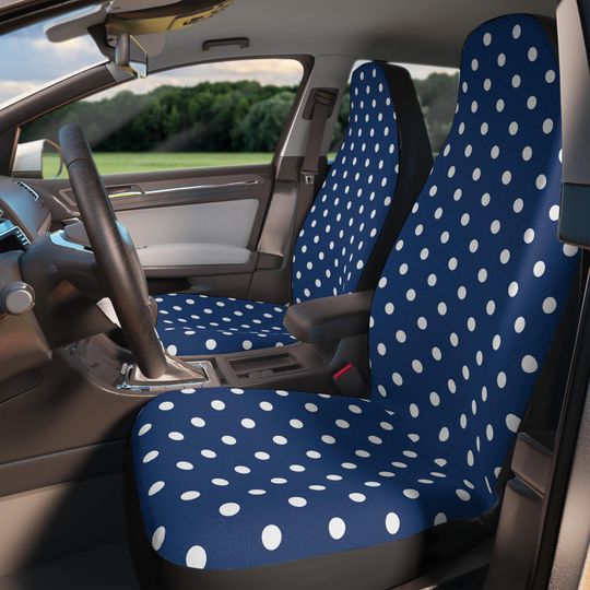 Discover POLKA DOT SEAT Cover, Seat Cover, Car Seat Covers, Fun Auto Accessories, Stylish Interior Decor, Unique Gift for Car Lovers, Car Accessories