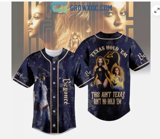 Discover Beyonce Texas No Hold Baseball Jersey 3D All Over baseball jersey