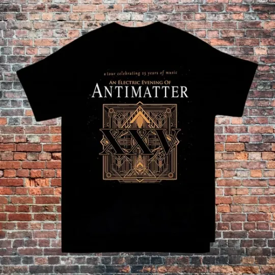 Discover An Electric Evening Of Antimatter Band Tour 2025 T Shirt