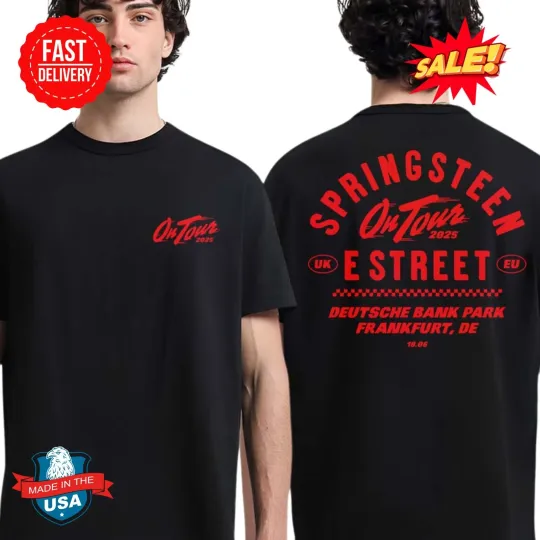 Discover Bruce Springsteen And E Street Band World Tour 2025 On June 18 T-Shirt