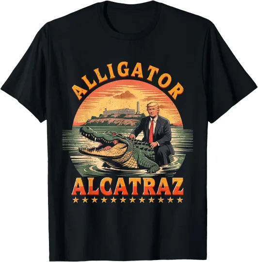 Discover Trump Alcatraz Alligator Alcatraz USA Florida Everglades T-Shirt