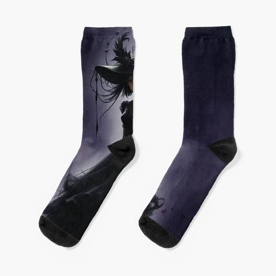 Discover Dark Fashion Horror Inspired Socks