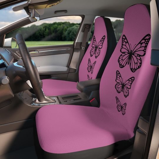 Discover Butterfly Car Seat Covers | Floral Decor, Butterfly Design, Car Accessories, Gift for Her, Cute Auto Decor