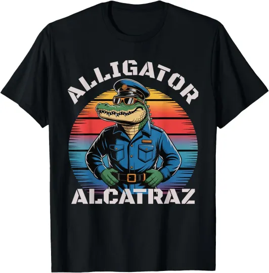 Discover Funny Alligator Alcatraz, Florida Everglades Prison T-Shirt