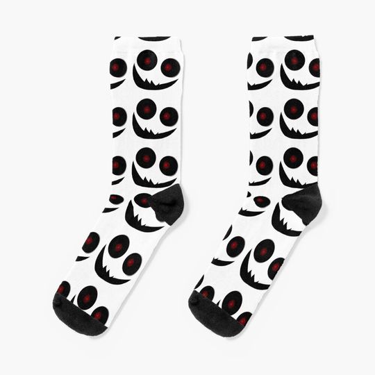 Discover Smiling Ghost Face Socks