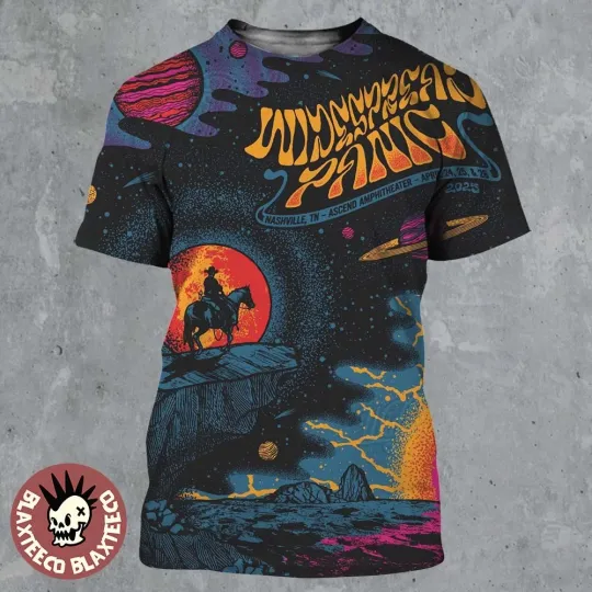 Discover Widespread Panic Nashville 2025 Poster Ascend Amphitheater Tour Shirt