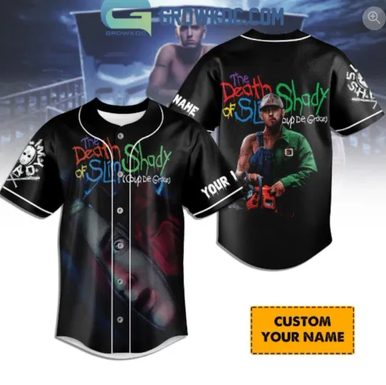 Discover Eminem Coup De Grace Slim Shady Personalized Baseball Jersey Men Gift for Lover