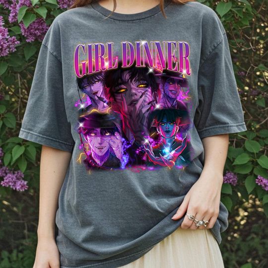 Discover Girl Dinner Jinu Shirt, Girl Dinner Jinu Saja Boys Hunter Bootleg Fan T-Shirt