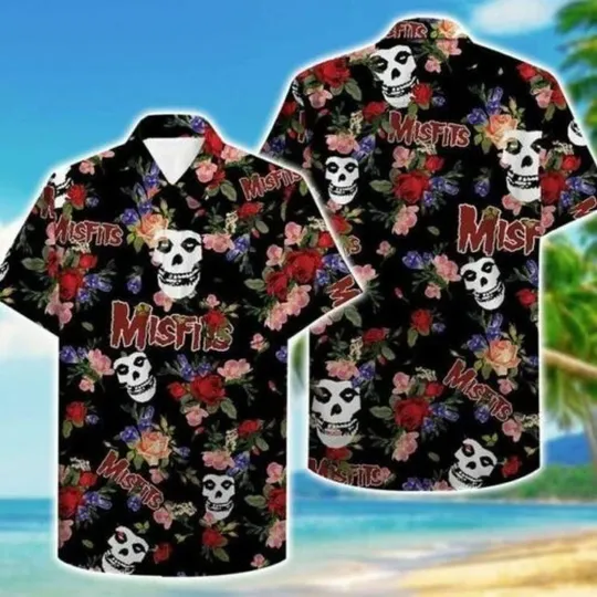 Discover Misfits Rock Band Hawaiian Shirt Aloha Beach Summer