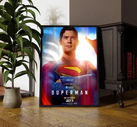 Discover James Gunn's Superman July 11 2025 Movie Poster, Wall Art