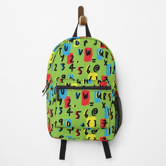 Discover Mathematical Numbers Hand Drawn Design Backpack