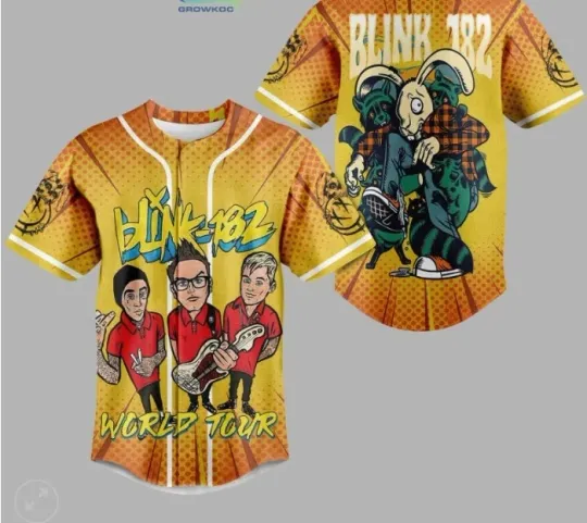 Discover B182 World Tour Baseball Jersey baseball jersey, new 3d gift