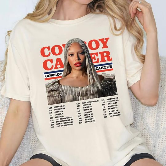 Discover Vintage Beyoncé Cowboy Carter T-Shirt