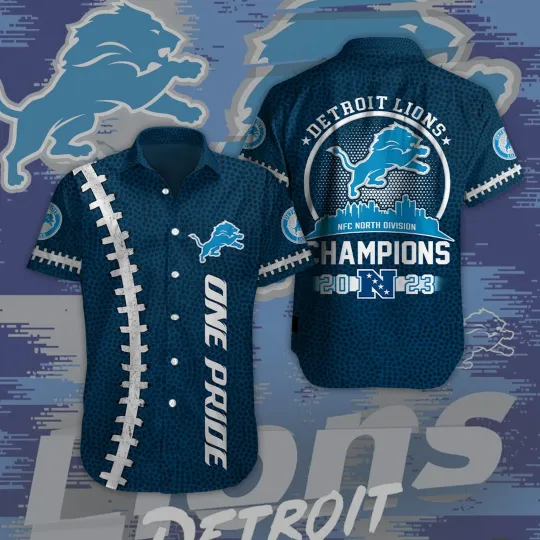 Discover Detroit Lions Short Sleeve   hawaiian shirt