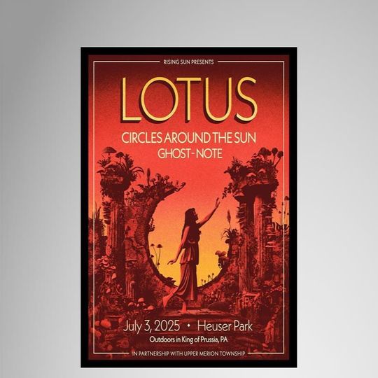 Discover Lotus Summer Tour Poster 2025