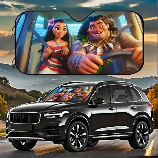 Discover moanaa & Tropical Island Car Sun Shade, Movie Auto Sunshade