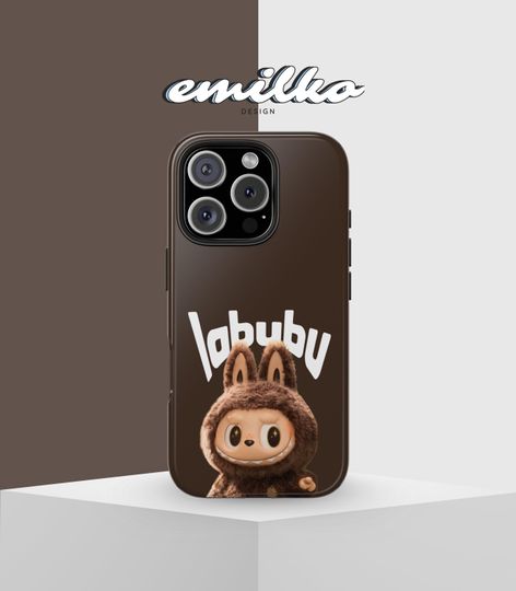 Discover Viral Toy Labubu Bunny iPhone Case