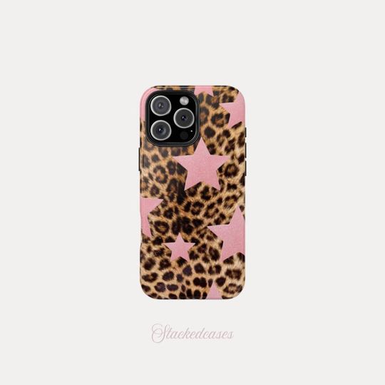 Discover PINK GLITTER LEOPARD iPhone Case