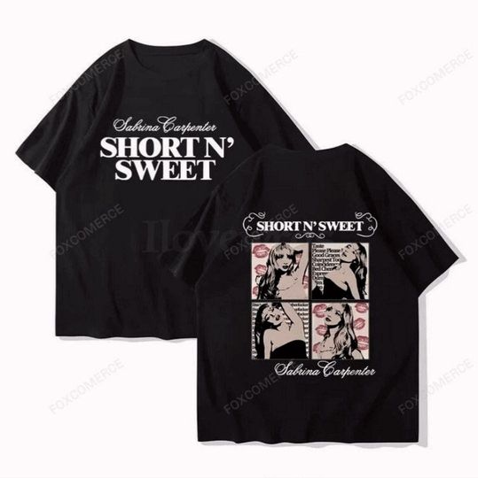 Discover Sabrina Carpenter Album Shirt, Short N Sweet Graphic Vintage Tee