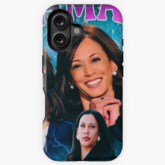 Discover Vintage Kamala Harris 47 th President USA America iPhone Case