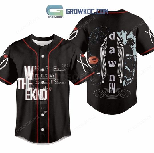 Discover Weeknds Dawn FM House of Balloons Baseball Jersey
