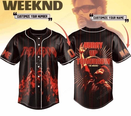 Discover Weeknds Hurry Up Tomorrow Baseball Jersey