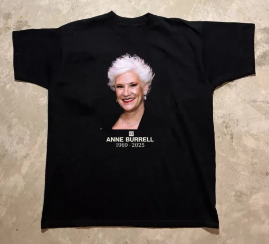 Discover Remembers Anne Burrell 1969-2025 Black Shirt